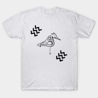 Abstract Heron T-Shirt